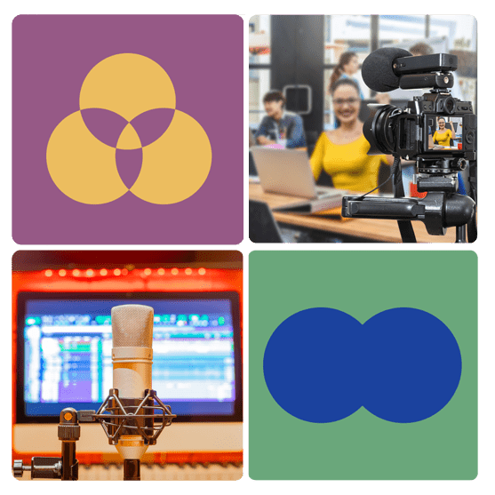 Film, media, & entertainment mic and camera