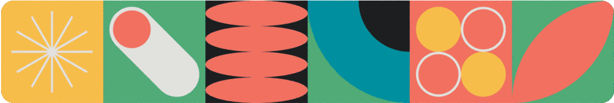 Contact header image - rotating colors and patterns